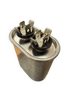oval oil filled capacitor for motor run, lighting and filtering