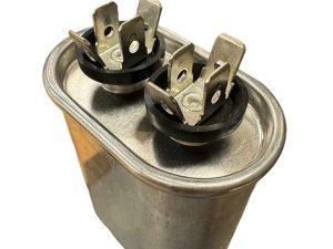oval oil filled capacitor for motor run, lighting and filtering
