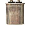 oval oil filled capacitor for motor run, lighting and filtering